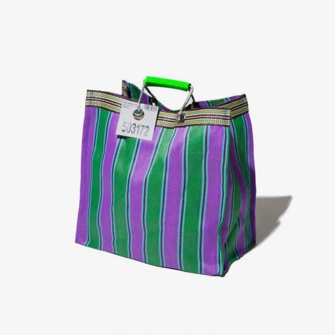 Striped market bag rectangle
