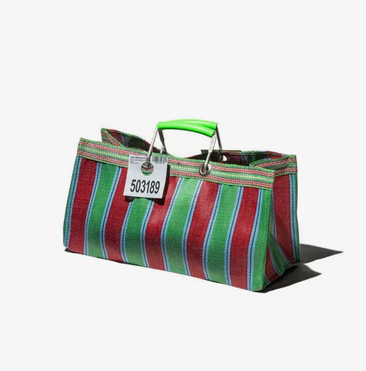 Striped market bag short