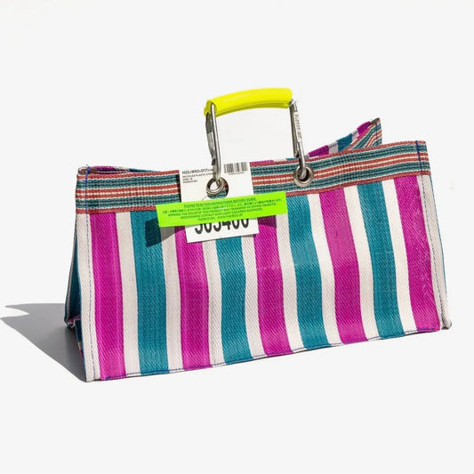 Striped market bag short